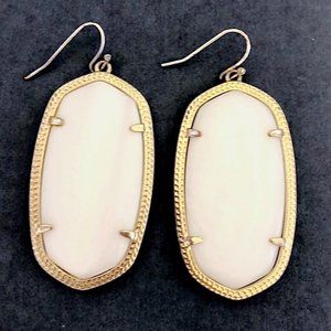 Kendra Scott white Danielle earrings